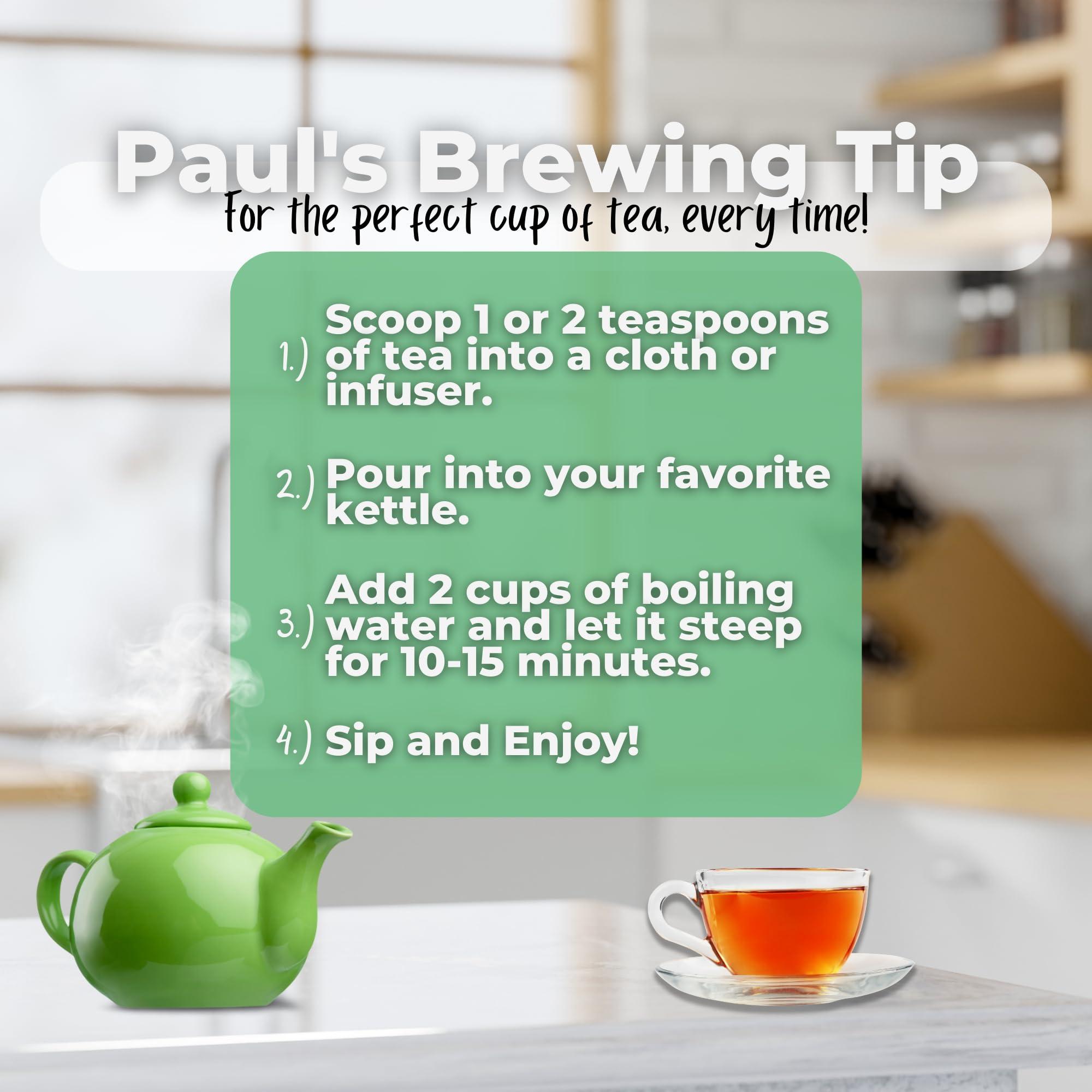 Get Green, Human Healthy Hair Growth Loose Leaves Tea w/ Horsetail, Nettle Leaf, Rosemary For Strong Resilient Hair & Scalp | Organic Herbal Tea | 2 oz (57 gram) | Decaf, Vegan, Healthy, No Caffeine, Herbs, ZERO