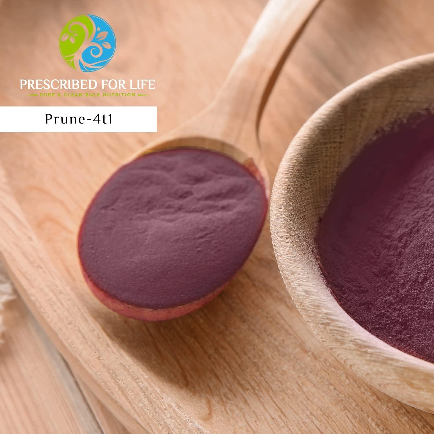 Prescribed For Life Prescribed For Life Prune Powder 4:1, Dried Plums Supplement Rich in Vitamins and Antioxidants, High Fiber Superfood Powder for Capsules, Smoothies, and Baking (1kg / 2.2lb)