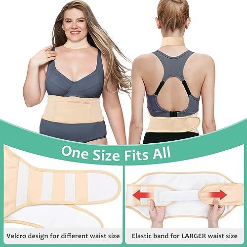 MRLI Castor Oil Pack Wrap, MRLI 5 Pack Castor Oil Pack for Liver Detox, Organic Cotton Flannel for Castor Oil Pack, Reusable Castor Oil Pack Kit for Thyroid Neck with Adjustable Elastic Strap