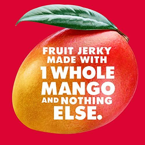 SOLELY Solely - Organic Mango Fruit Jerky - 12 Individually Wrapped Fruit Strips - Fruit Leather Made from Dried Fruit - Healthy Snacks, Vegan - 0.8oz (23g)