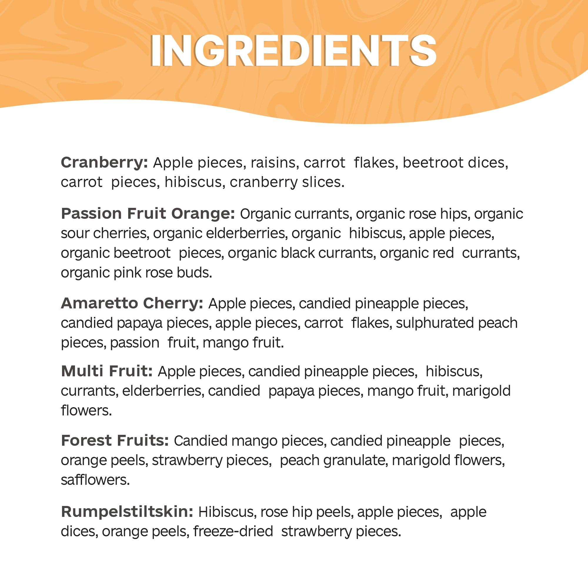 TerraVita Raspberry Pu-erh Tea (25 tea bags, ZIN: 530902) - 3 Pack