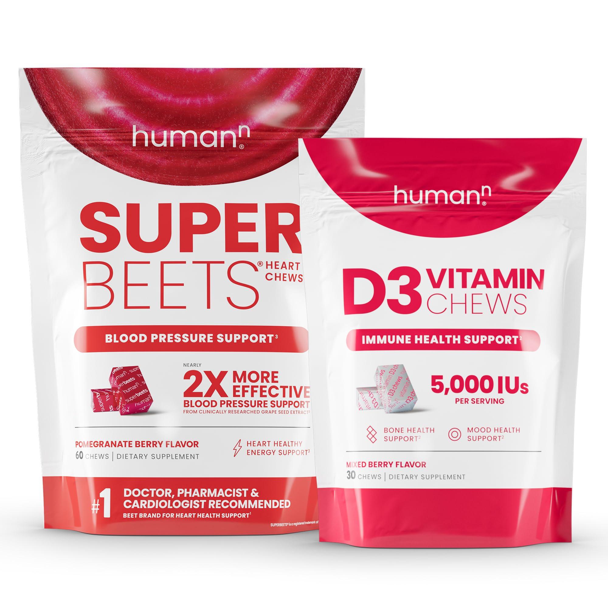 humanN humanN SuperBeets Heart Chews & D3 Chews