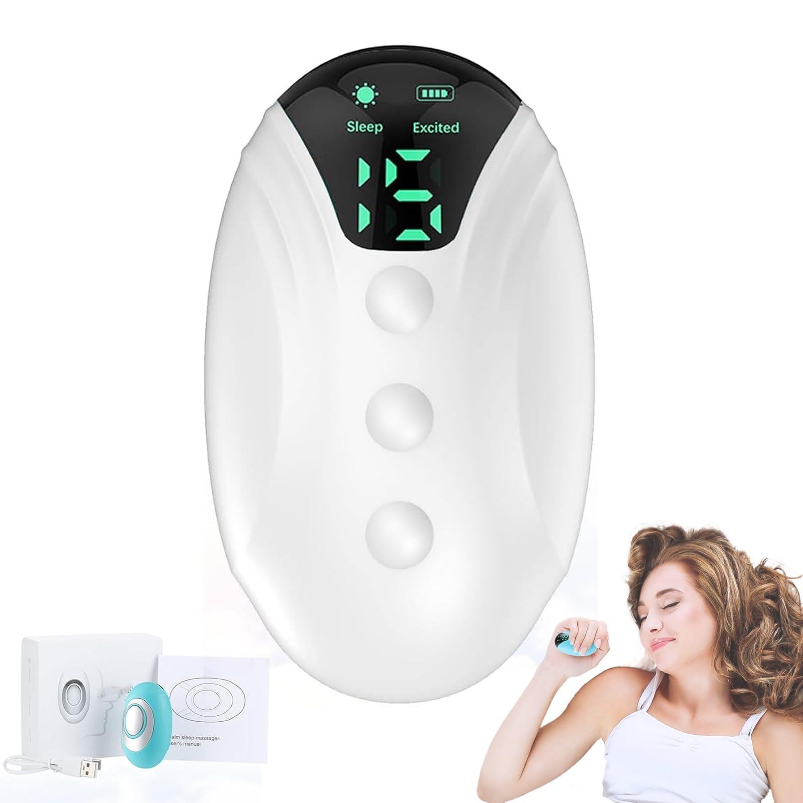 HEAKADE HEAKADE Neurocontrol Dispositivo para Ansiedad, Sleep Aid Device, Hand Held Nighttime Sleep Aid Device, Improved Mood and Focus Attention, Small, Easy to Carry(Color:White)