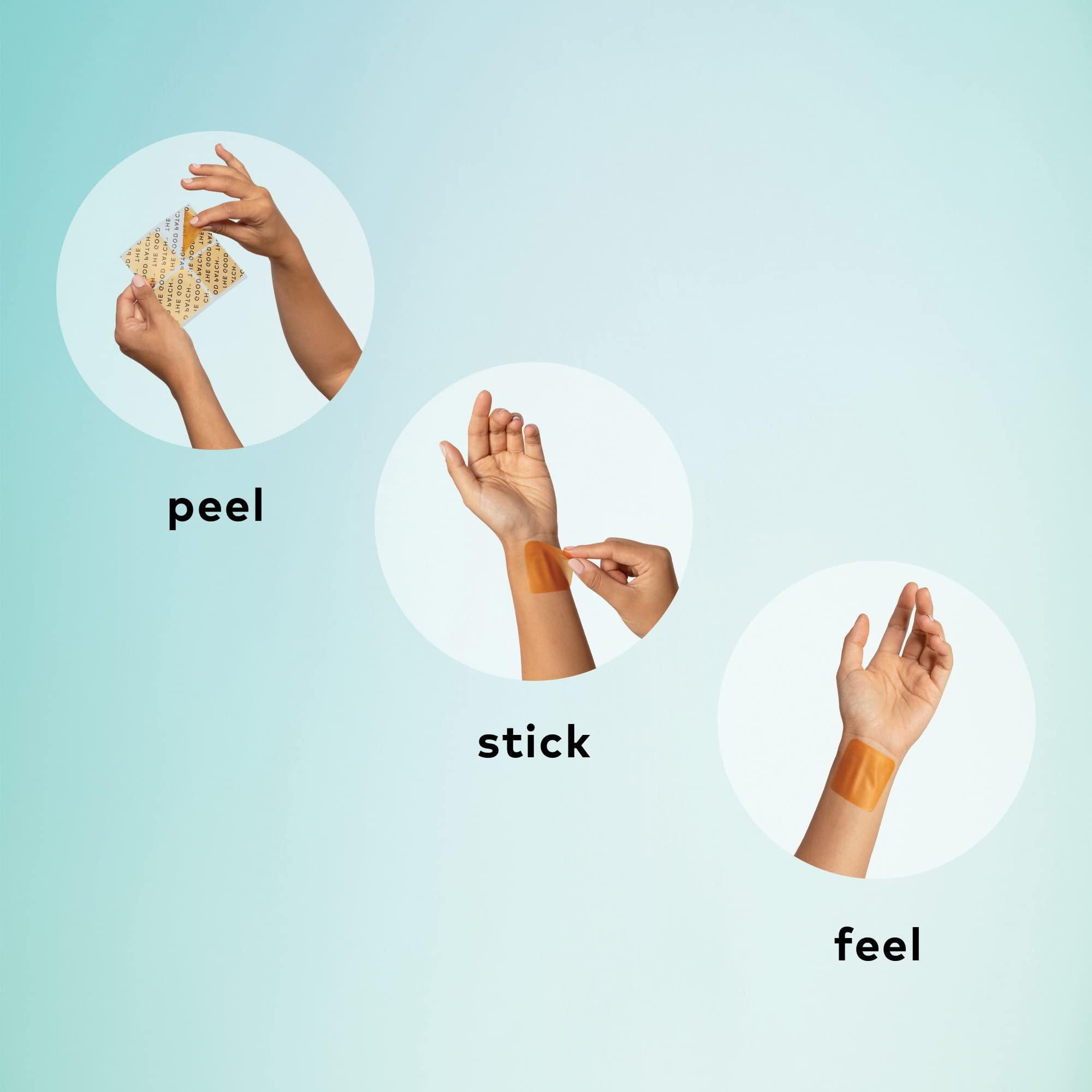 The Good Patch The Good Patch Rescue After Party Patch, Natural Patch with DHM, Vitamin B1, Green Tea, Plant Powered Wearable Wellness, Bounce back after a night out (16 Total Patches)