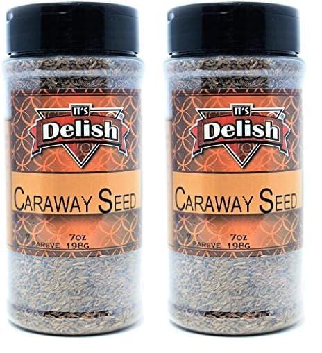 It\'s Delish Gourmet Caraway Seeds by Its Delish, Medium Jar, 7 oz (Pack of 2)