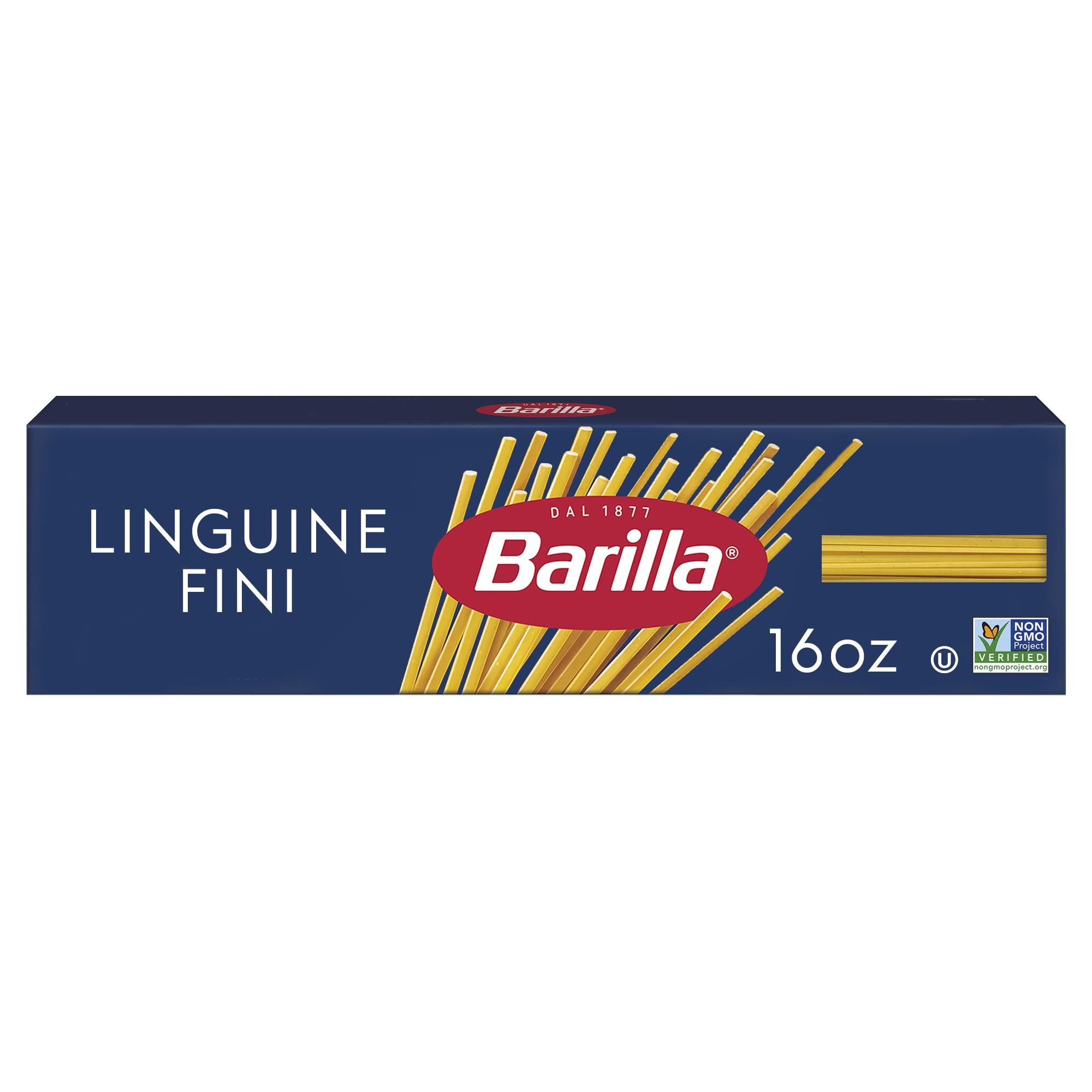 Barilla Barilla Linguine Fini Pasta, 16 oz. Box - Non-GMO Pasta Made with Durum Wheat Semolina - Kosher Certified Pasta