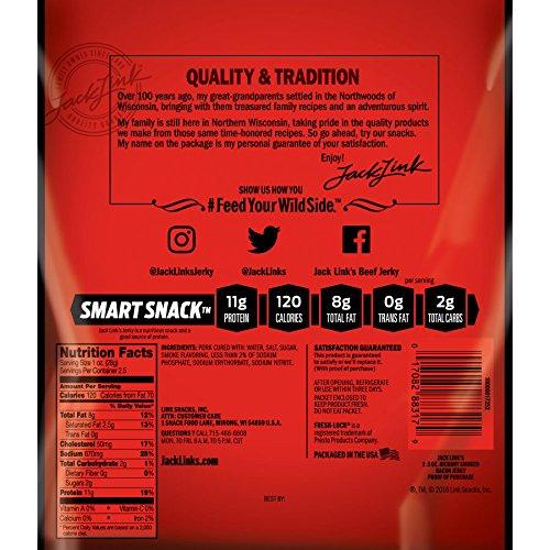 Jack Link's Jack Link's Hickory Smoked Bacon Jerky 2.5oz (4 bags)