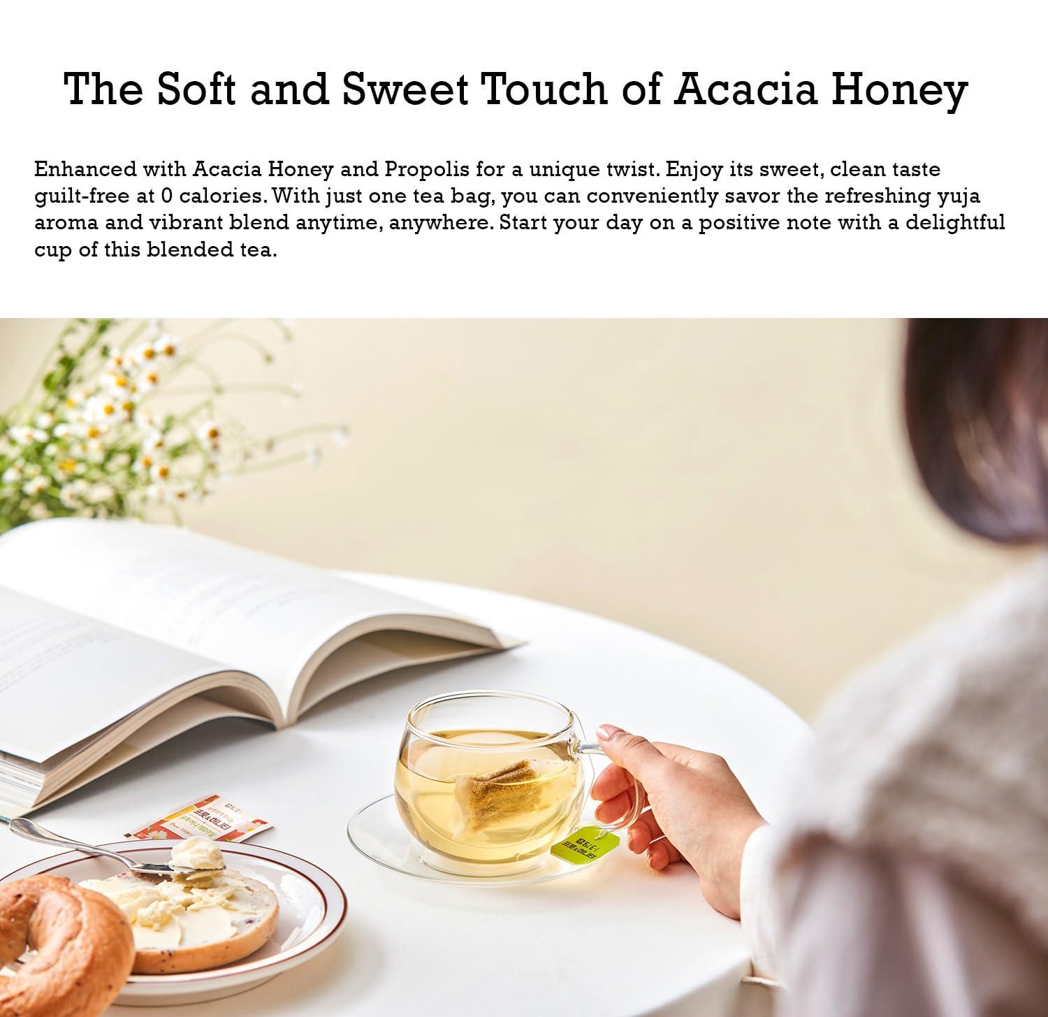 Damtuh Damtuh Citron Honey Chamomile Tea Bag Zero Calorie Zero Sugar 20g x 20 Count (Pack of 1)