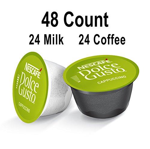 Dolce Gusto Dolce Gusto Nescafe Coffee Pods, Cappuccino, 16 capsules (Pack of 3)