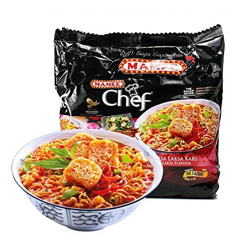 Mamee Chef Mamee Chef Curry Laksa Flavour Ramen Noodles 4 Pack 4x80g