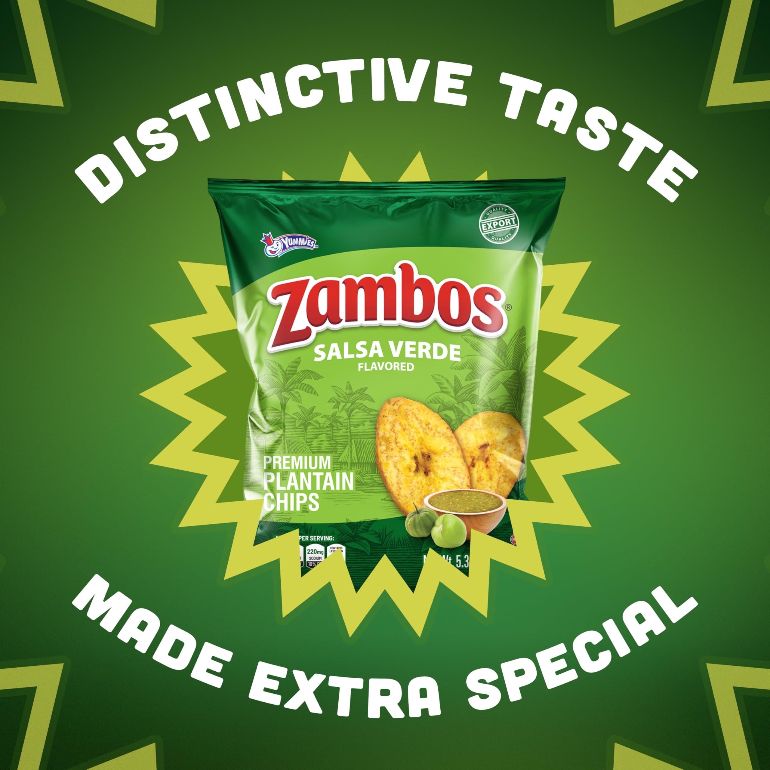 Zambos Zambos Plantain Chips Salsa Verde (Pack of 1)