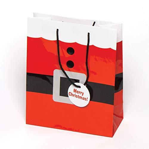 Baker Ross Baker Ross AC167 Santa Suit Gift Bag - Pack of 6, Value Pack Creative Art Supplies for Kids, Christmas Parties, Gift Wrap, and Presents