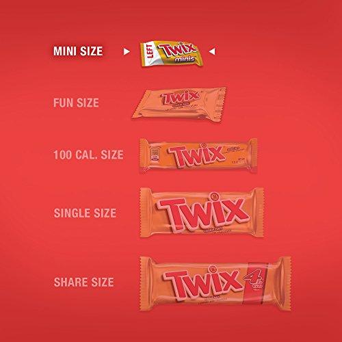 Twix TWIX Caramel Minis Size Chocolate Cookie Bar Candy 9.7-Ounce Bag (Package May Vary)