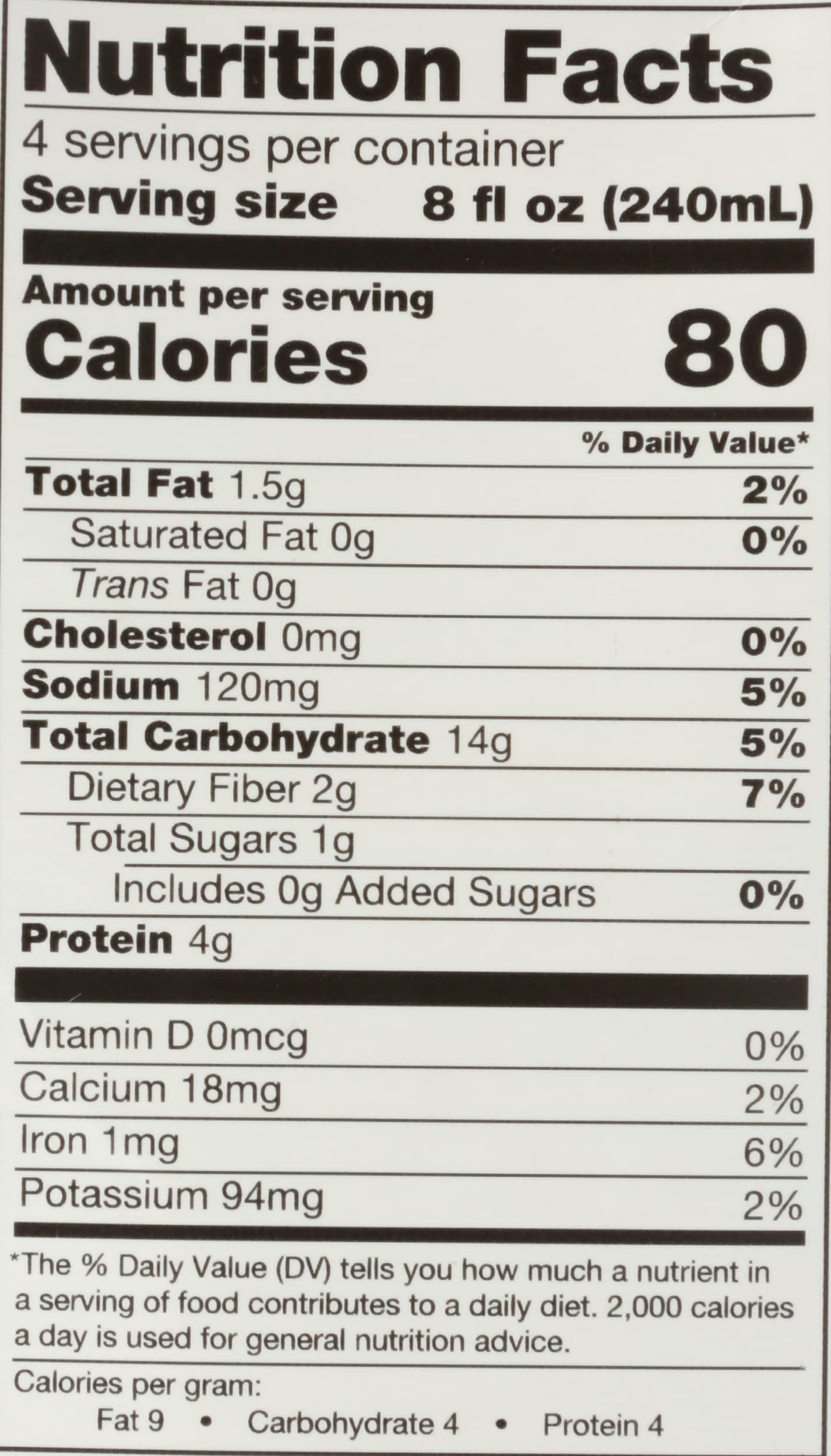 Elmhurst ELMHURST Unsweetened Oat Milk, 32 FZ