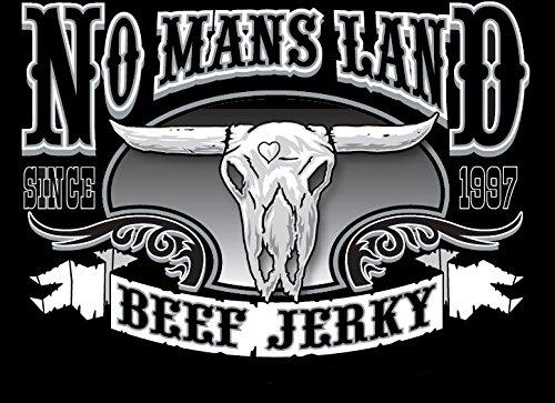 NO MANS LAND BEEF JERKY No Man’s Land BLACK PEPPER Beef Jerky High Protein Low Calorie Low Carb Beef Snack 16oz Bag