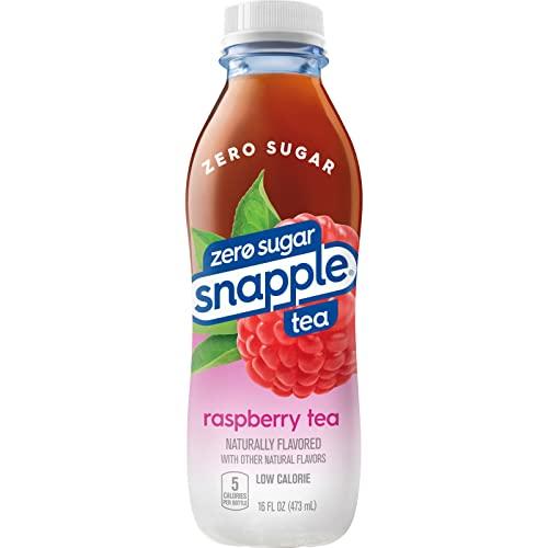 Snapple Snapple Zero Sugar Raspberry Tea, 16 fl oz recycled plastic bottle, 6 pack