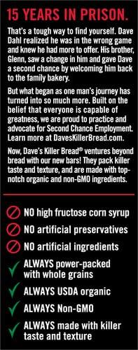 Dave\'s Killer Bread Dave\'s Killer Bread Amped-Up Blueberry Almond Butter Organic Protein Bars, 4 Count