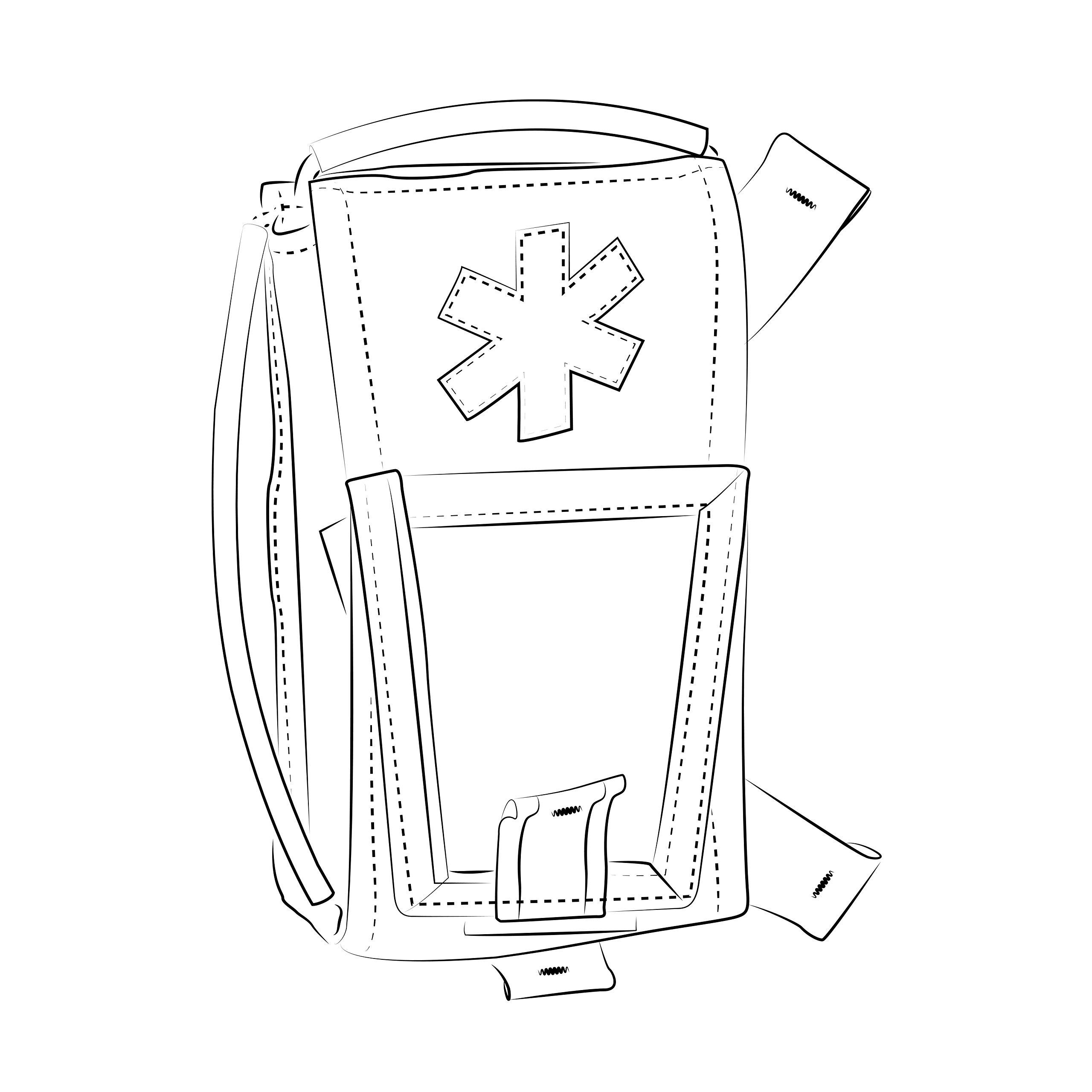 Helikon-Tex Helikon-Tex Medical Line, Universal Med Insert Adaptive Green Nylon