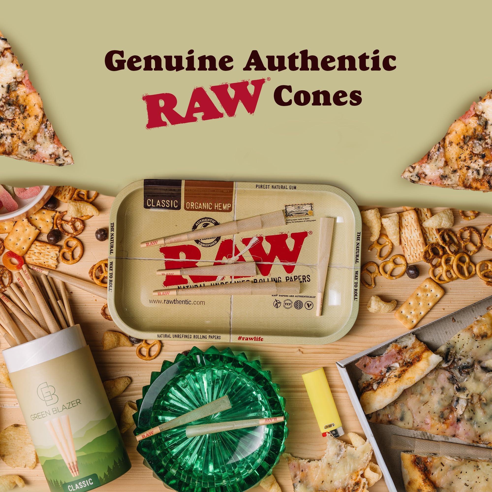 RAW RAW Cones 1 1/4 Size 50pk & Cone Loader Classic Cone Bundle