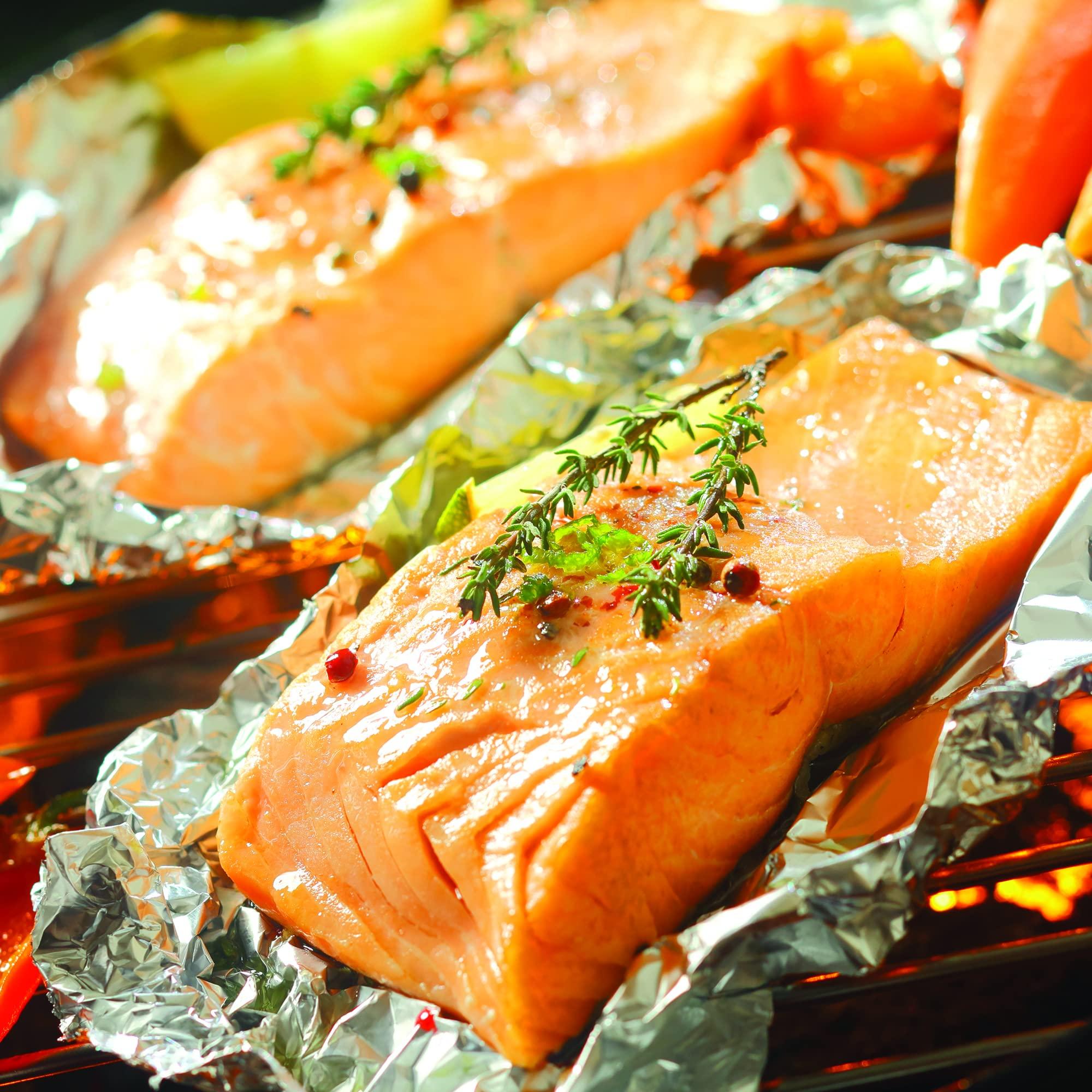 Crystal by crystalware Crystal by crystalware Aluminum Foil Sheets - Precut Foil Sheets - Pop Up Foil Sheets for Storing, Cooking Food - Premium Aluminum Foil Wraps - Single Foil Sheets 12 x 10.75 - 500 Sheets, Silver