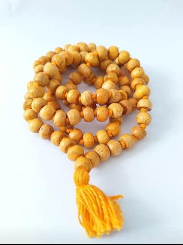 ISKCON Jagannath ISKCON Jagannath 108+1 Beads Polished Neem Japa Mala (Medium, Multicolour)