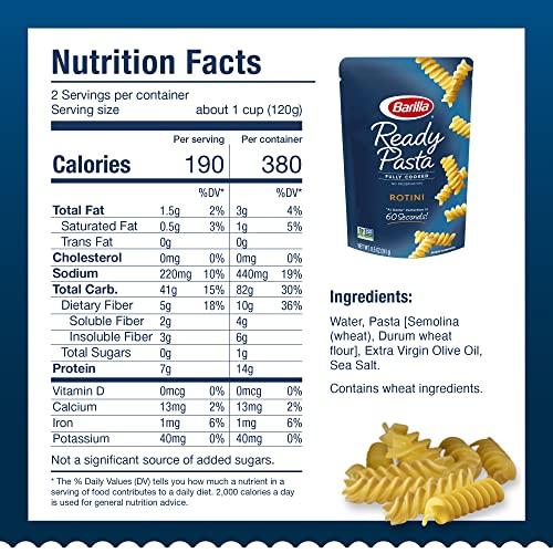 Barilla Barilla Ready Pasta, Rotini, 8.5 Ounce (Pack of 6)