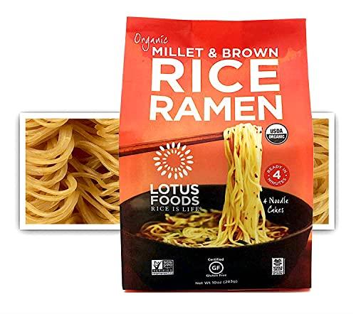 Lotus Foods Lotus Foods Organic Gluten-Free Millet & Brown Rice Ramen Noodles, Nutty Flavor, 10 Oz, 6 Count