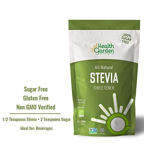 HEALTH GARDEN Health Garden Stevia Sweetener Powder - All Natural - Kosher - Gluten and Sugar Free - Keto Friendly (12 oz)