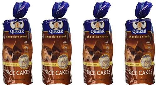 Quaker Quaker, Rice Cakes, Chocolate Crunch, 6.56oz Bag (Pack of 4)