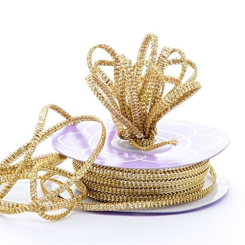 Paper Mart 5mm X 40 Yards Gold W/Silver Flat Metallic Trim