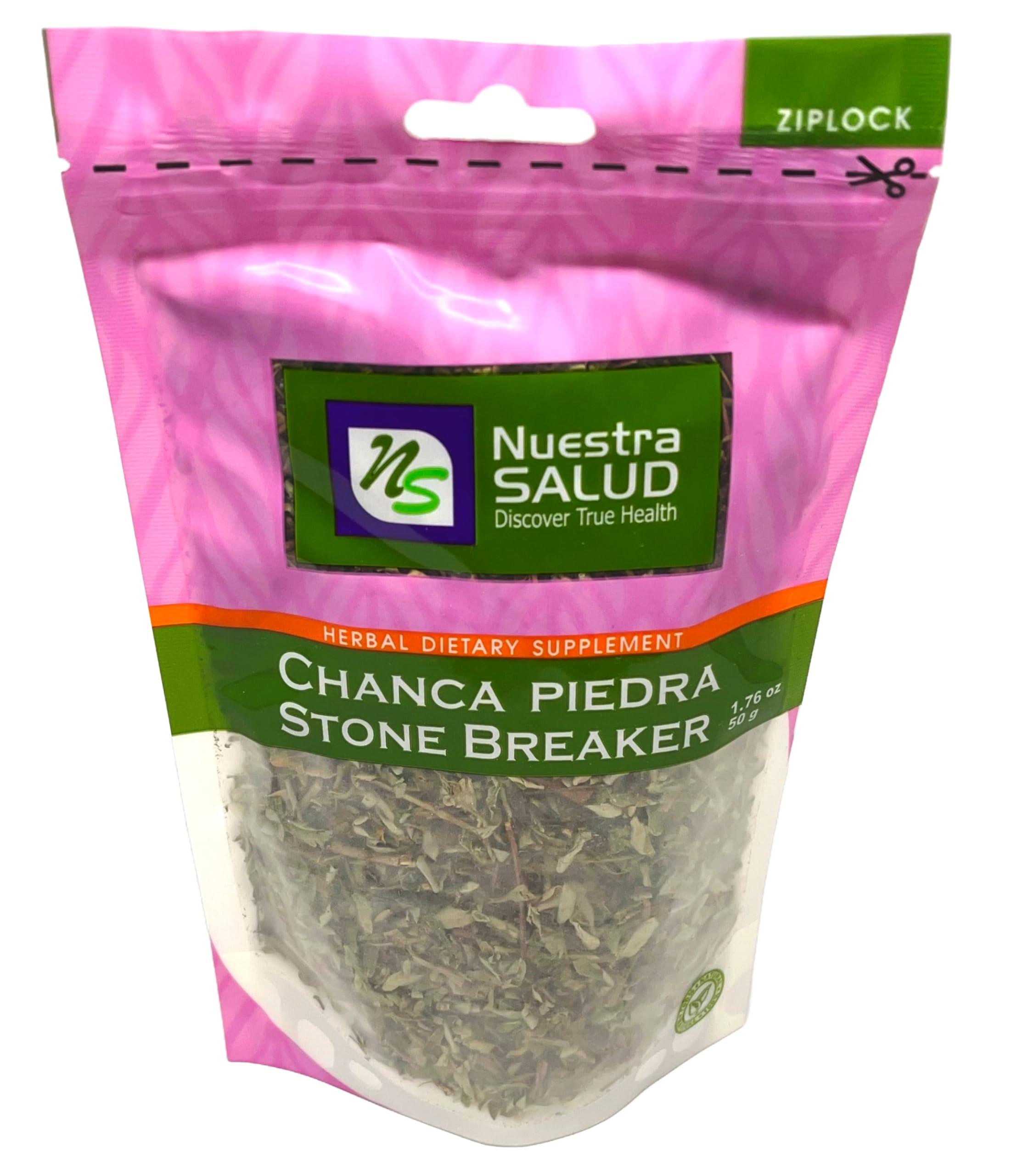 Nuestra NS Salud Chanca Piedra Tea Stonebreaker Tea (50g) Kidney Stones Tea Quebra Pedra Tea Stone Crusher Tea Nuestra Salud Tea 100% Natural Great Benefits Drinking Tea
