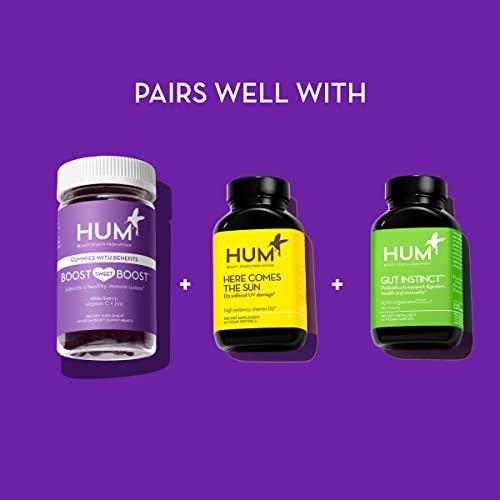 HUM HUM Boost Sweet Boost Gummies - Immunity Multivitamin with Vitamin C, Zinc & Elderberry for General Wellness (60 Vegan Gummies)