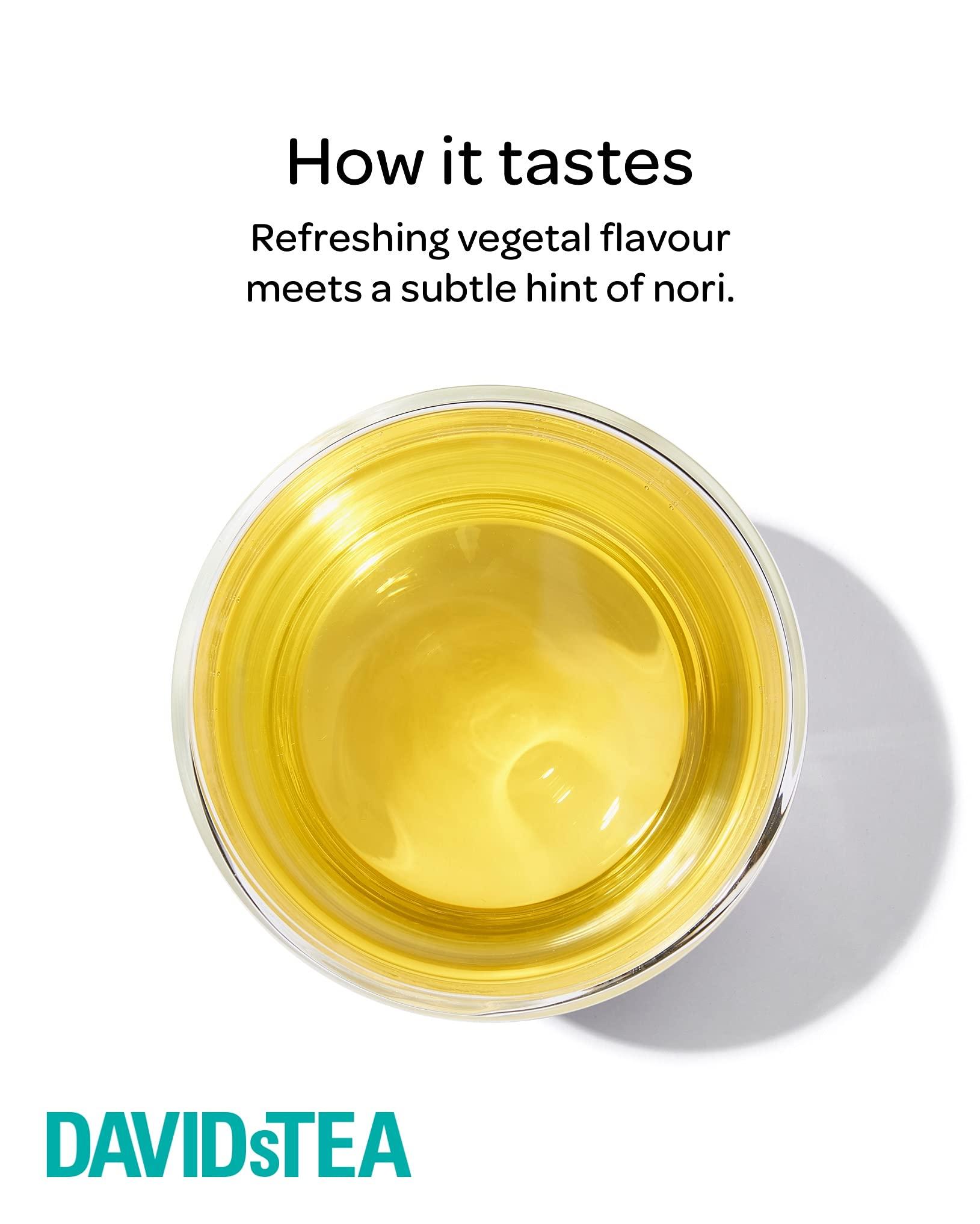 DAVIDsTEA DAVIDsTEA Organic Japanese Sencha Sachets Tea Bags, Premium Green Tea in 65 Sachet Tea Bags, 97.5 g / 3.43 oz