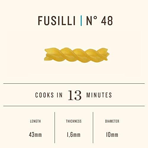 Rummo Rummo Gluten Free Fusilli N.48 - Gluten Free Fusilli Pasta Noodles, Made with Brown Rice & Corn, Pasta from Italy - 12 Ounce (Pack of 1)