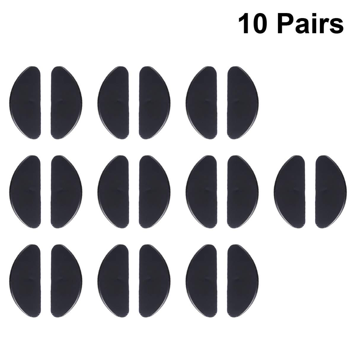 ARTIBETTER Artibetter 10 Pairs Eyeglass Nose Pads Nose Pads for Glasses Eye Glass Glasses Nose Pads Nose Guards for Eyeglasses Silicone Nose Pads for Eyeglasses Nasal Strips Non-Slip