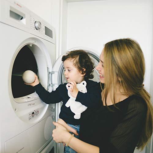 KINTOR KINTOR Wool Dryer Balls XL 6 Pack 2.95", 100% New Zealand Wool Organic Fabric Softener, Hypoallergenic Baby Safe & Unscented, Chemical Free to Reduce Wrinkles & Static Cling, Shorten Drying Time