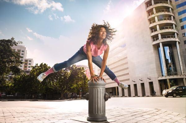 JOBST JOBST Casual Pattern Compression Knee High Socks, Closed Toe, 20-30 mmHg Firm Support for Swollen Legs, Ocean Blue, Size: Large, Regular Length