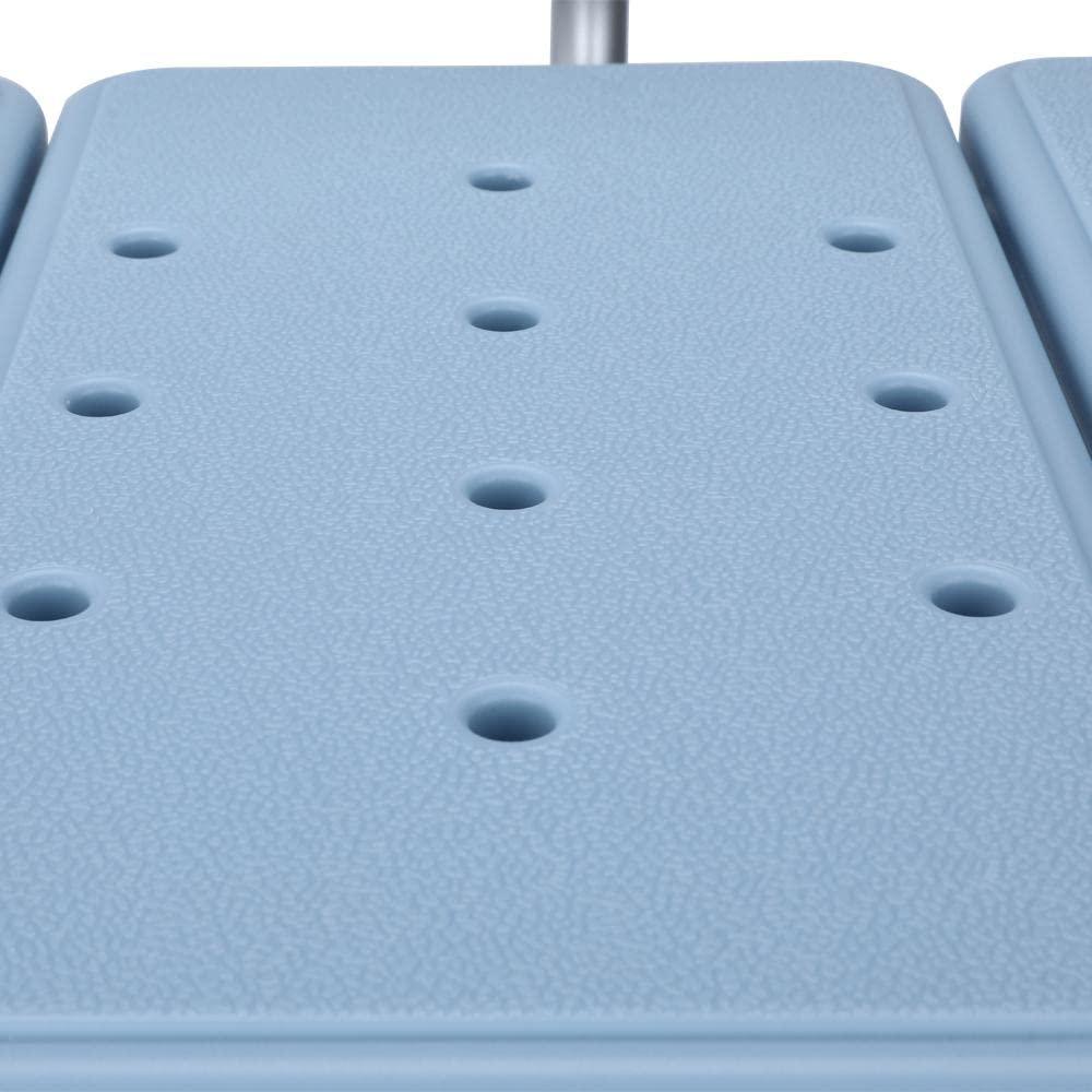 Heafront Adjustable Tub Transfer Bench with Backrest and Handle - Aluminum Medical Shower Chair and Bath - Elderly and Handicap Bathroom Safety Equipment