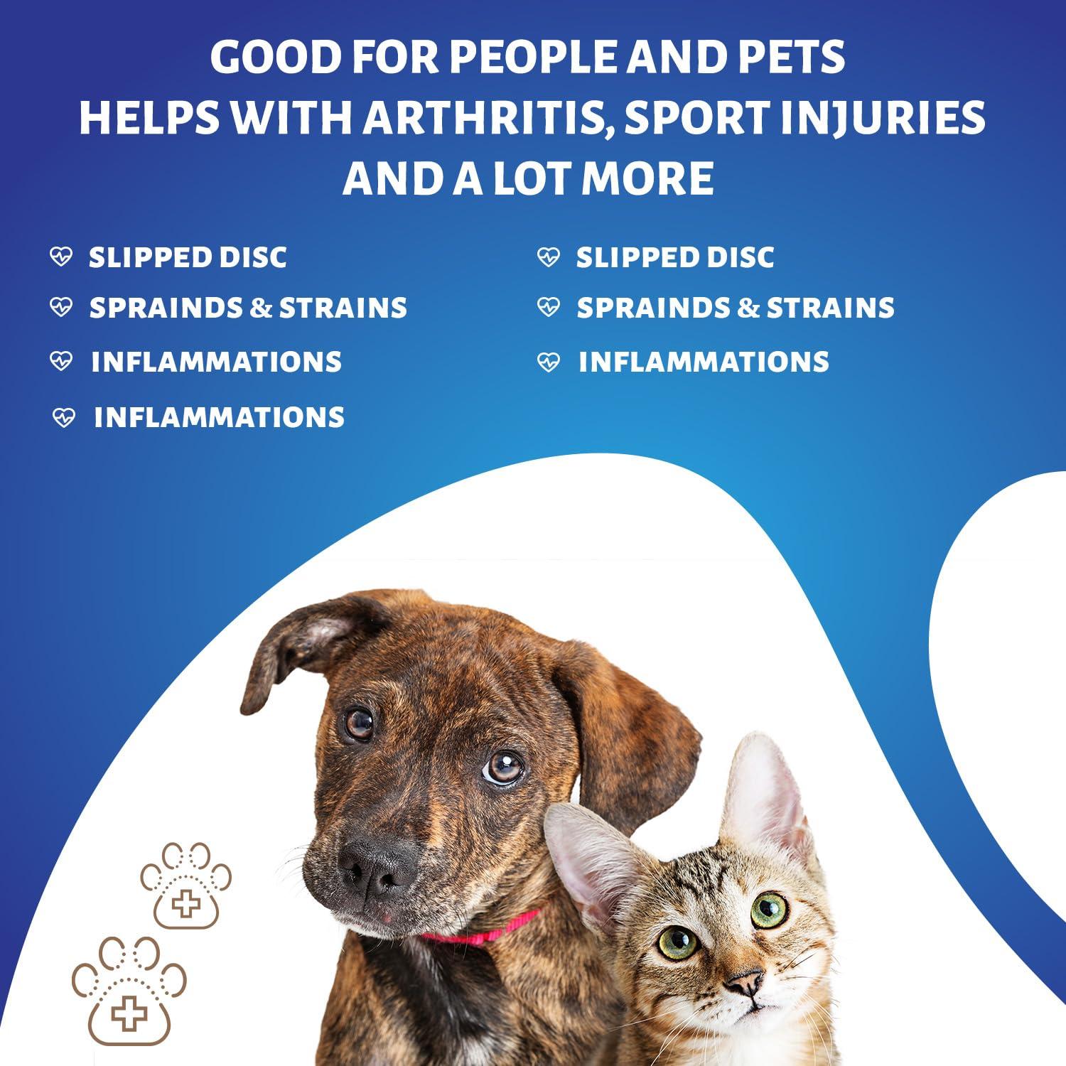 FUNRE Pain Relief Cold Laser Therapy Device Unit LLLT Red Light Portable Handheld Unit 650nm+808nm