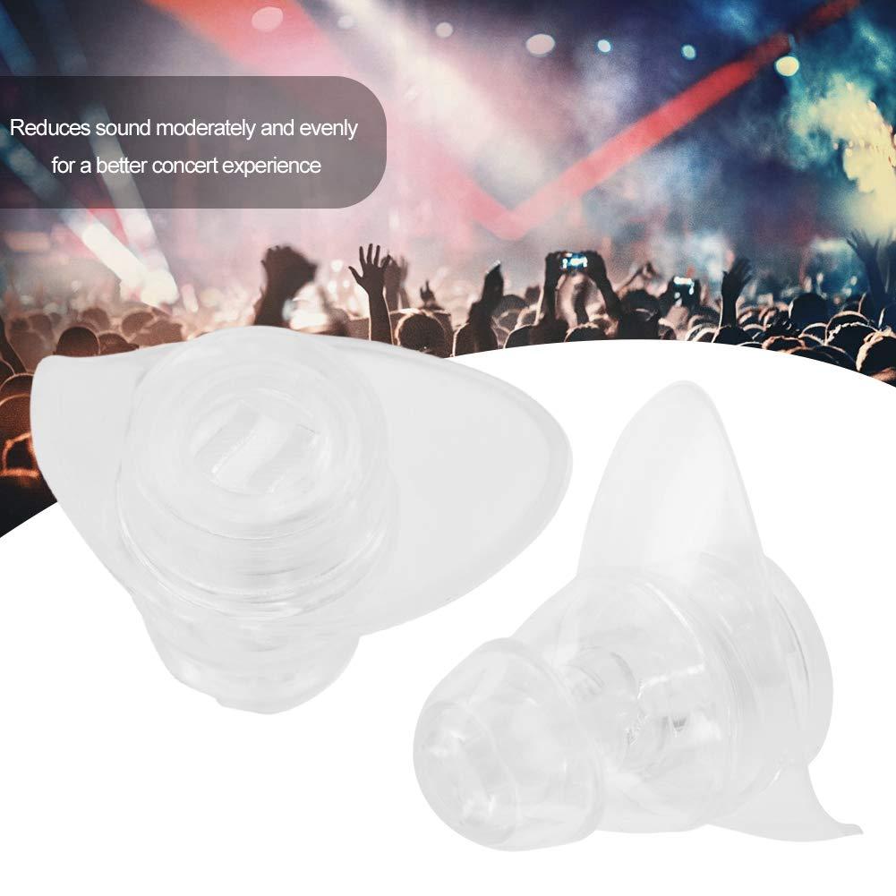 Sonew Sonew Ear Plugs Noise Reduction, High Fidelity 27dB Anti-Noise Earplugs Concert Music Festival Hearing (Ear Plugs +Box) (Clear)