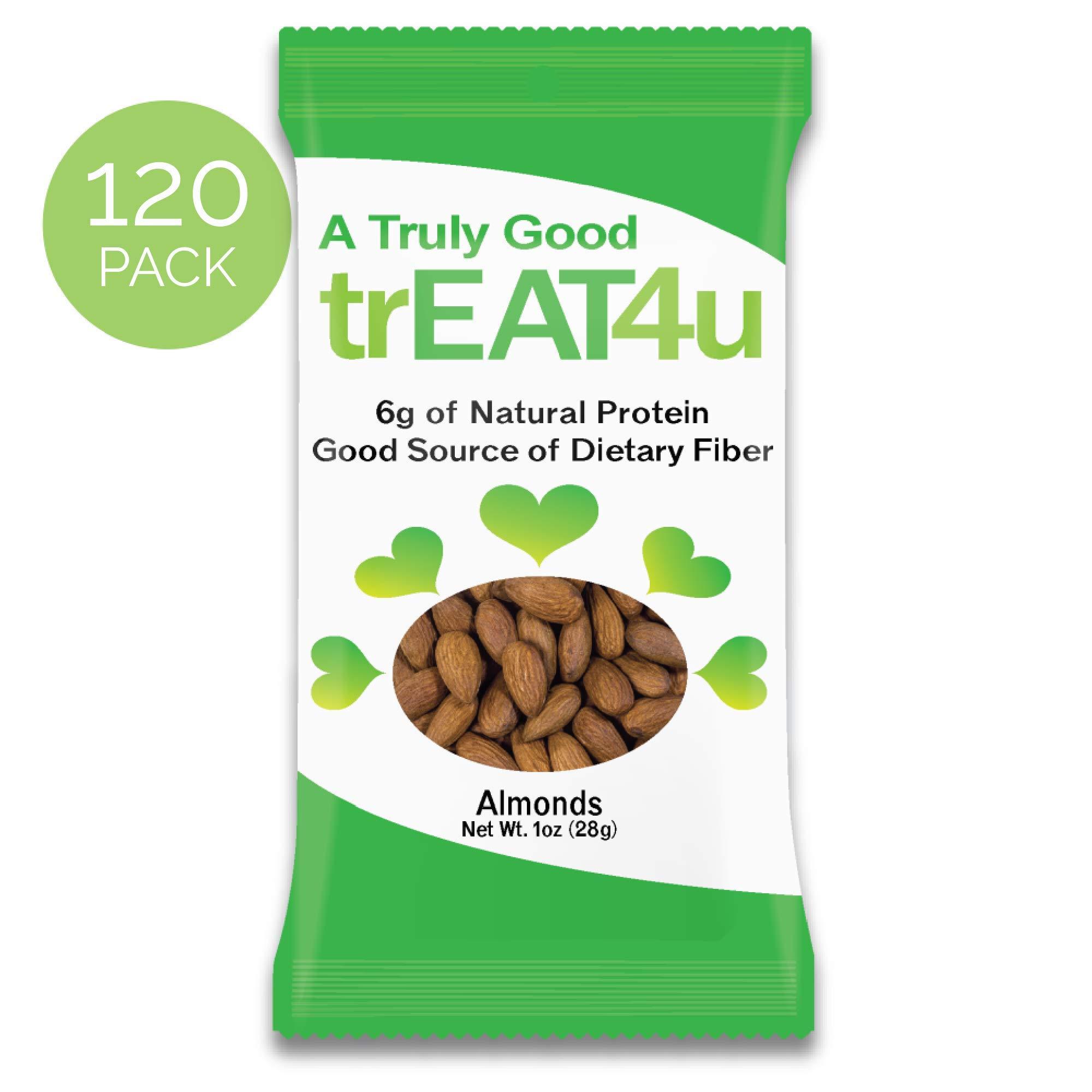 TGF TRULY GOOD FOODS Almonds trEAT4u, 1oz, 120-count