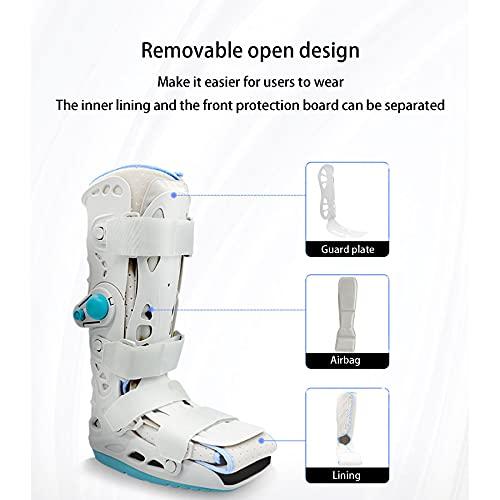 WILLQ Walker Brace Walking Boot for Broken Foot Sprained Ankle Fractures or Achilles Surgery Recovery Orthopedic Medical Walker Boot for Ankle and Foot Injuries Protection and Healing,High,Small