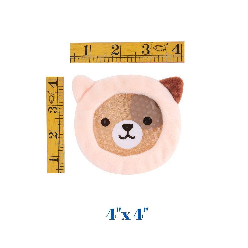 FOMI FOMI Premium Kids Hot Cold Ice Packs | 4 Pack | Soft Colorful Sleeves | Fun Animal Designed Children Gel Bead Wrap | Pain Relief for Kids Boo Boos, Fever, Wisdom Teeth, Tired Eyes, Headaches