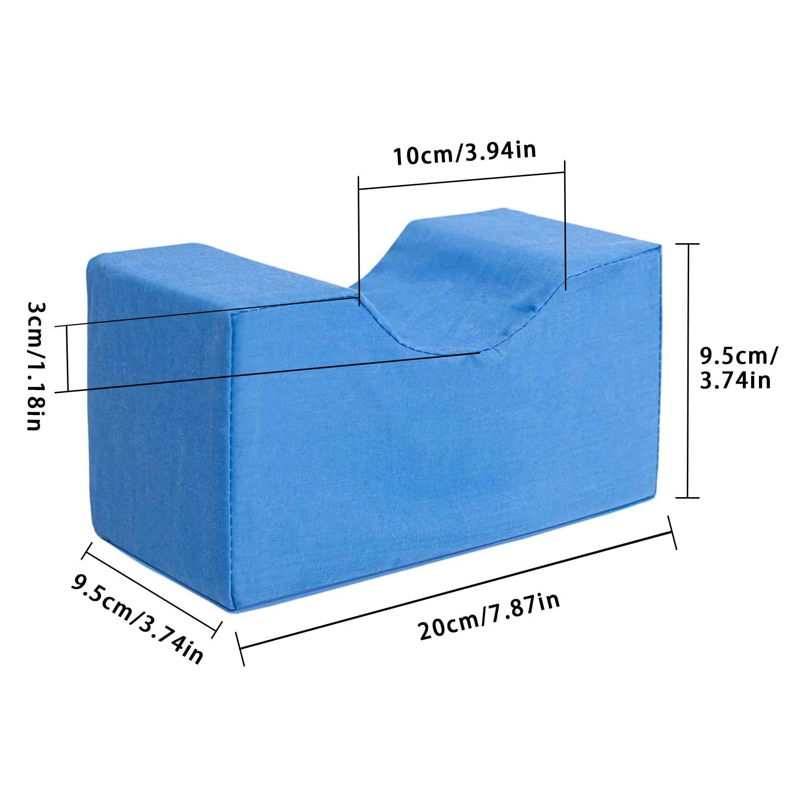 Flylin Heel Pillows for Pressure Sores, Heel Cushion Protector Pillow Foot Support Pillow for Relieve Pressure from Sores and Ulcers Heel Pillow Wrist Pillow for Sleeping and Recovering Post Surgery (1 Pcs)