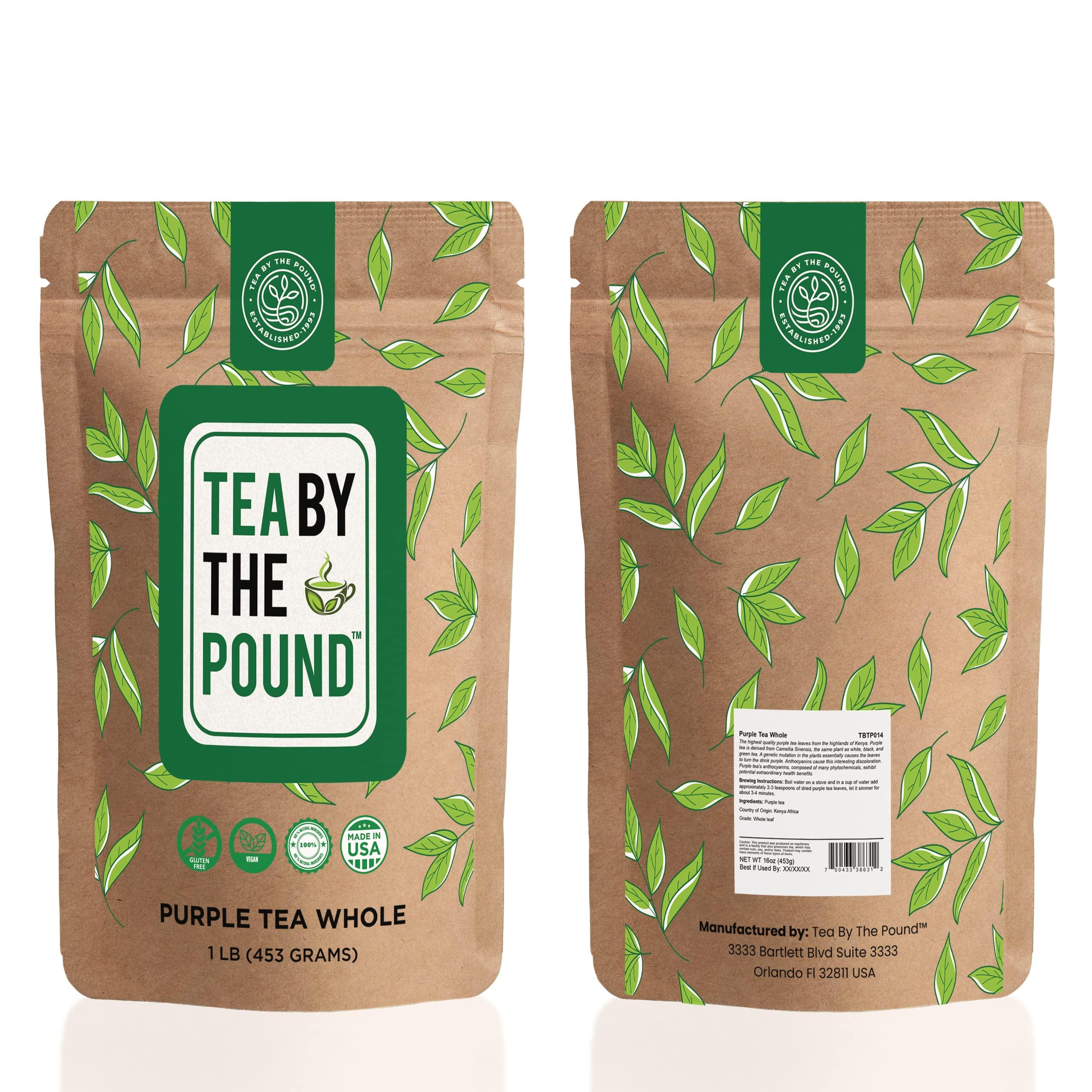 Special Tea Company Purple Tea from Kenya 1lb (453 Grams)| Natural | More Antioxidants than Green or Black Teas | Low Caffeine | Natural Health & Wellness Support in a Rich | Premium | Sustainable | non-GMO