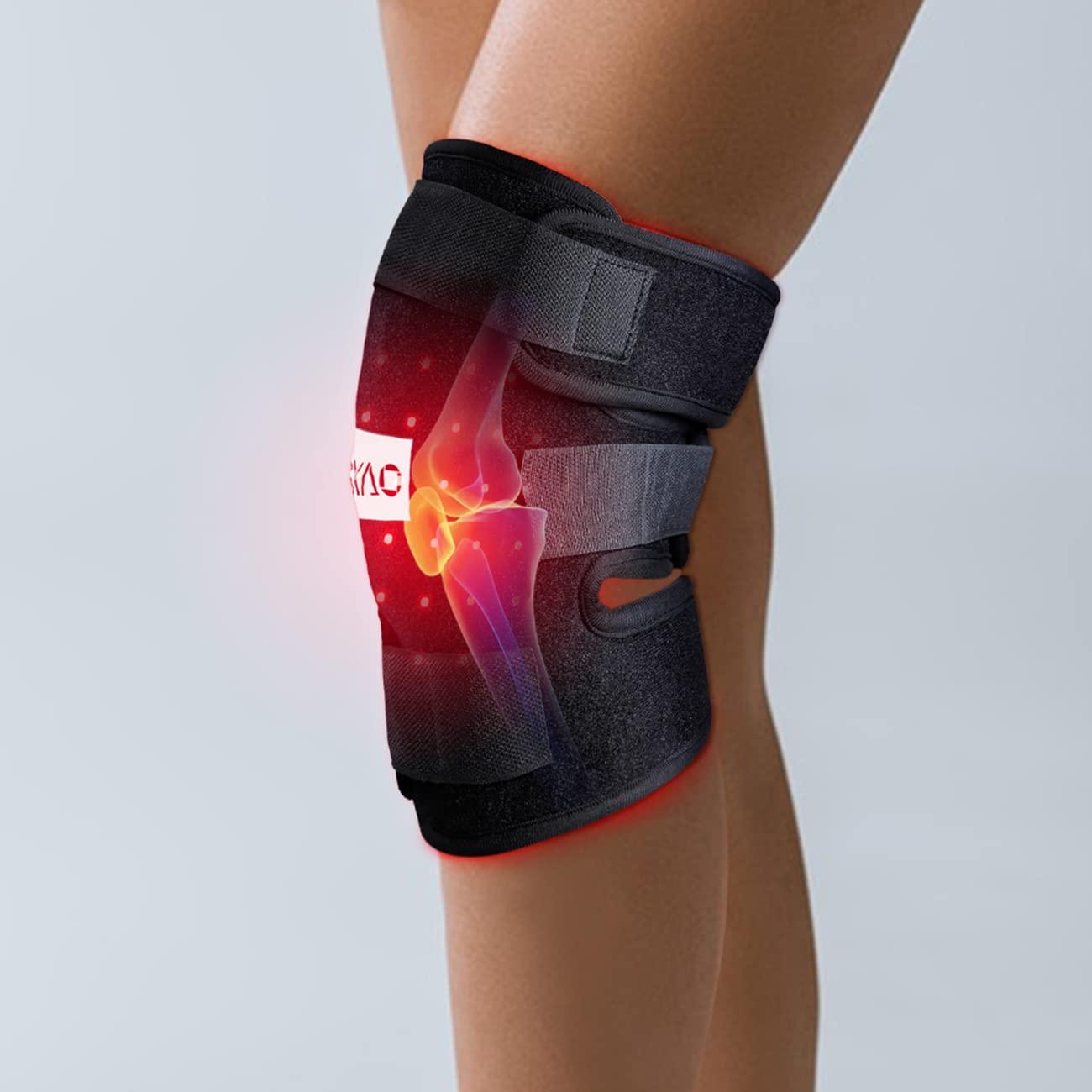 DGYAO DGYAO Red Light & Infrared Light Therapy Belt for Knee Elbow Joint Pain Relief Flexible Wearable Wrap Deep Therapy Pad with Auto Off Timer