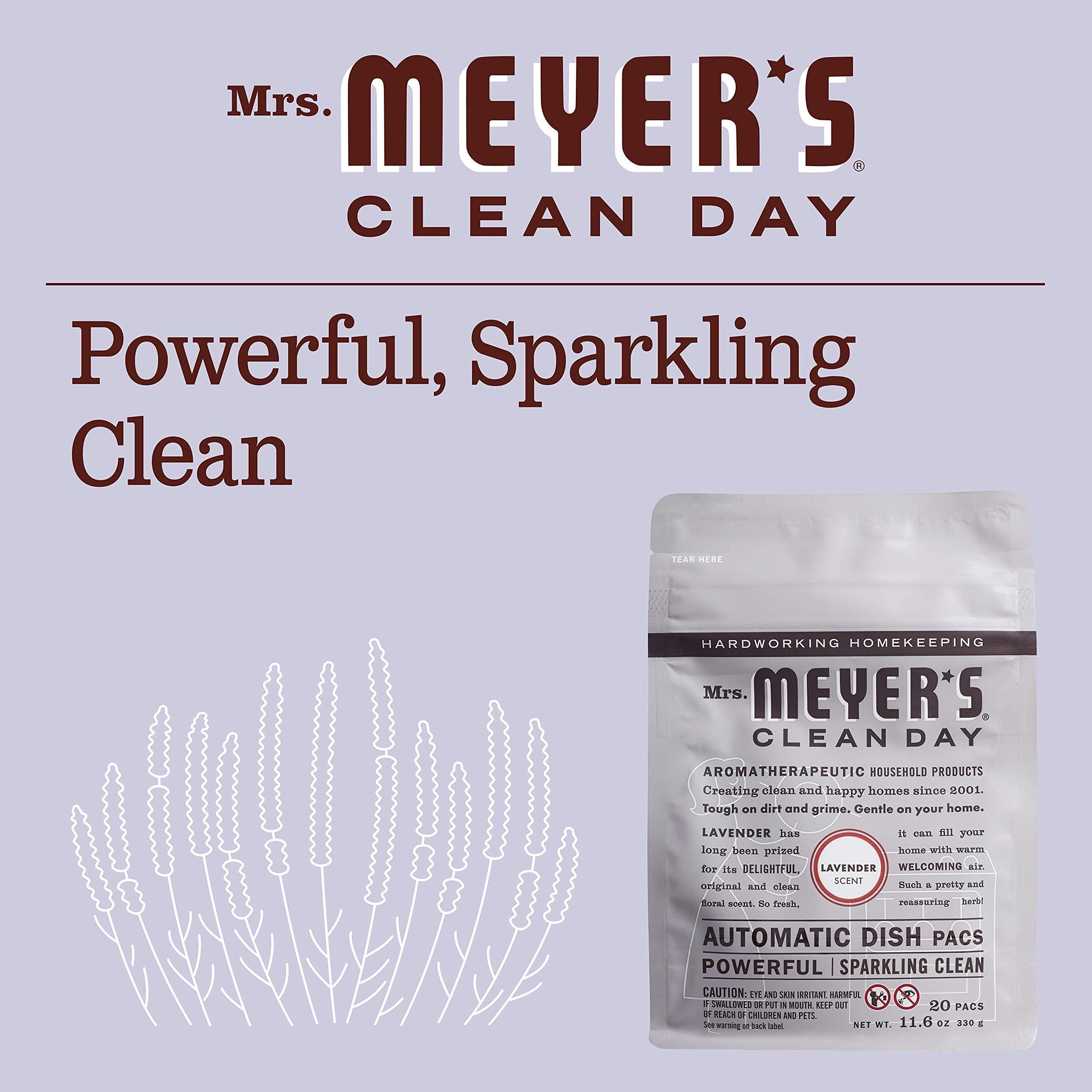 MRS. MEYER'S CLEAN DAY MRS. MEYER\'S CLEAN DAY Automatic Dishwasher Pods, Lavender, 20 Count