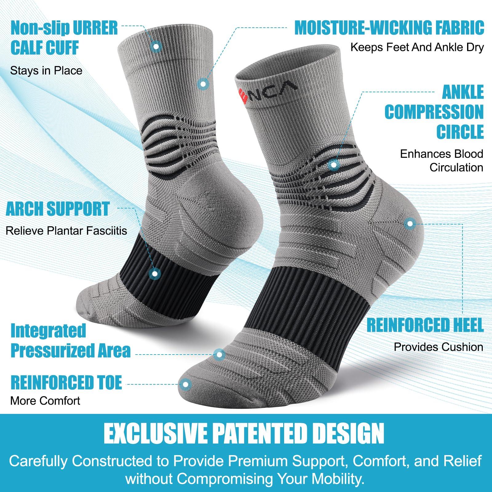 NEENCA NEENCA Medical Compression Socks, Ankle Compression Stockings for Injury Recovery & Pain Relief, Sports Protection. 20-30mmHg