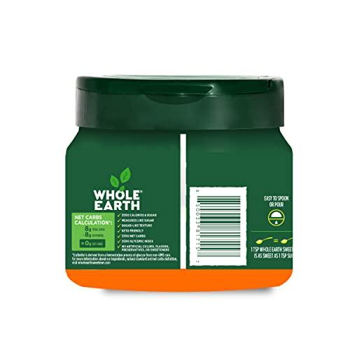 Whole Earth Whole Earth Plant-Based Sugar Alternative, Erythritol & Monk Fruit, 9.8oz Jar
