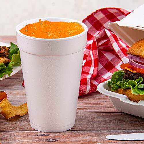 DART DART white foam cups 16 oz 25 cups